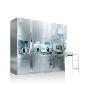 Dry Powder Filling Isolator - Robotic filling and capping line for dry powder device