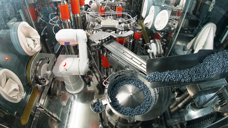 Automatic aseptic filling line - stoppering