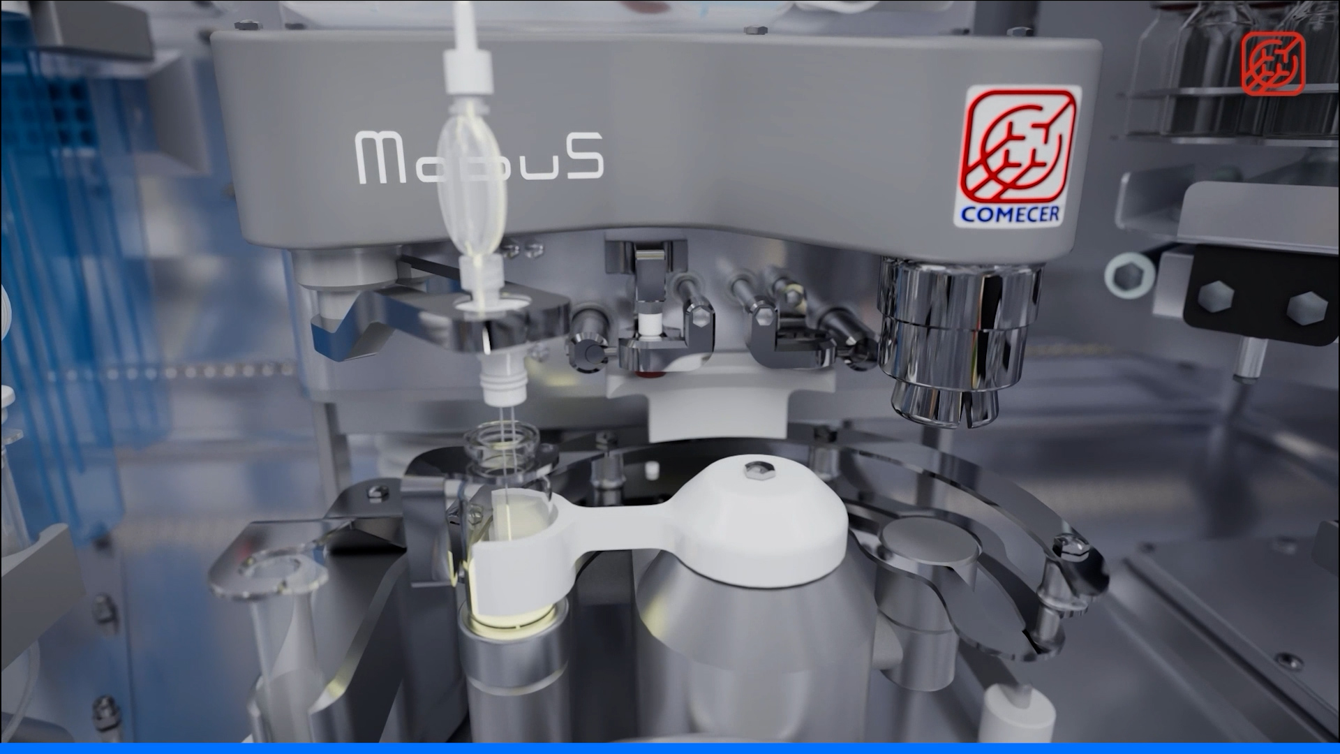 TABLETOP DISPENSING SYSTEM - Filling and closing module VIDEO